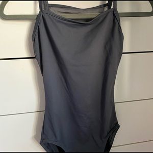 kids grey leotard